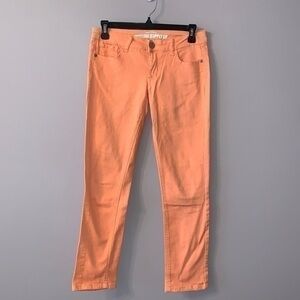 Orange skinny jeans jegging 5 Mossimo supply co fit 6
